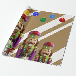 Regalo Navidades envolviendo soldados de papel