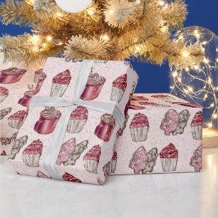 Regalo Navidades Goodies Papel de envolvimiento de vacaci