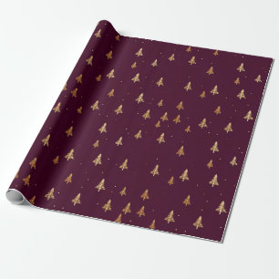 Regalo Navidades Minimalistas modernos entregan papel de