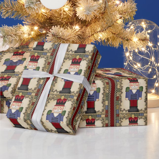 Regalo Navidades Nutcracker Papel de envoltura brillante (Vacaciones)