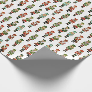Regalo Navidades Nutcrackers papel de envoltura vacaciona