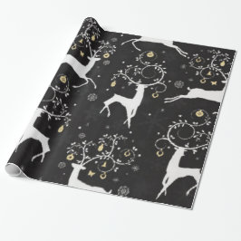 Regalo Navidades Papel de envoltura de feriado de renos