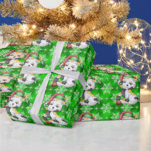 Regalo Navidades Papel de envoltura de Kitty Holiday