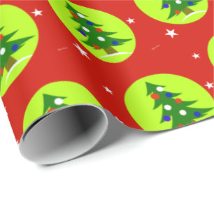 Regalo Navidades patrióticos envuelven papel de envolvim