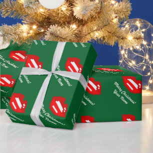 Regalo Navidades personalizados Papel de envoltura de bes