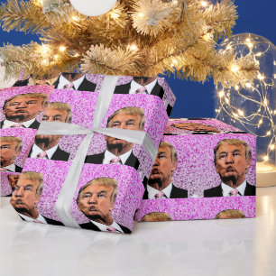 Regalo Navidades PURPURINAS DE DONALD TRUMP BUSCAN PAPEL 