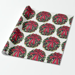 Regalo Navidades usaron papel de envolvimiento de vacacio