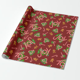 Regalo Navidades vacaciones Papel de envoltura de Alegría