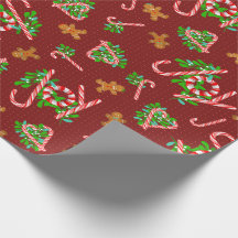 Navidades vacaciones Papel de envoltura de Alegría