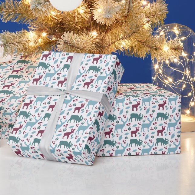 Regalo Navidades vitorean papel de ajuste (Vacaciones)