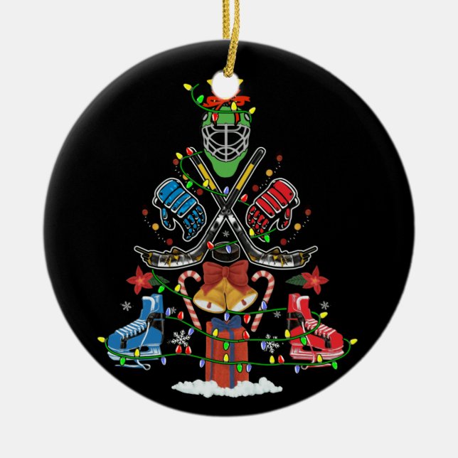 Regalo navideño divertidísimo en el ornamento de h (Frente)