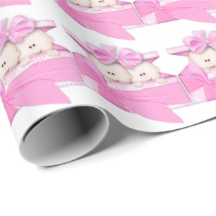 Regalo Niñas gemelas en papel de envoltura actual