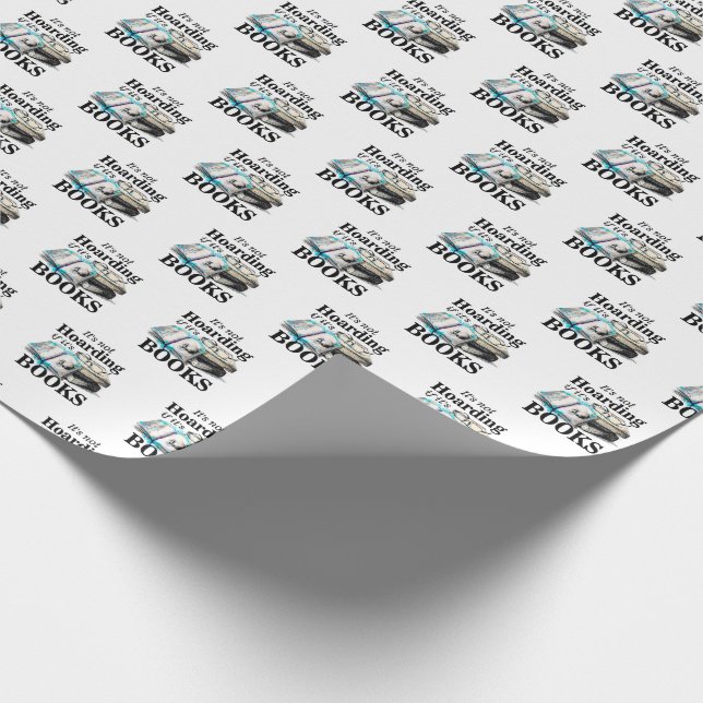 Regalo No es acaparador si sus libros son papel de envolv (Esquina)