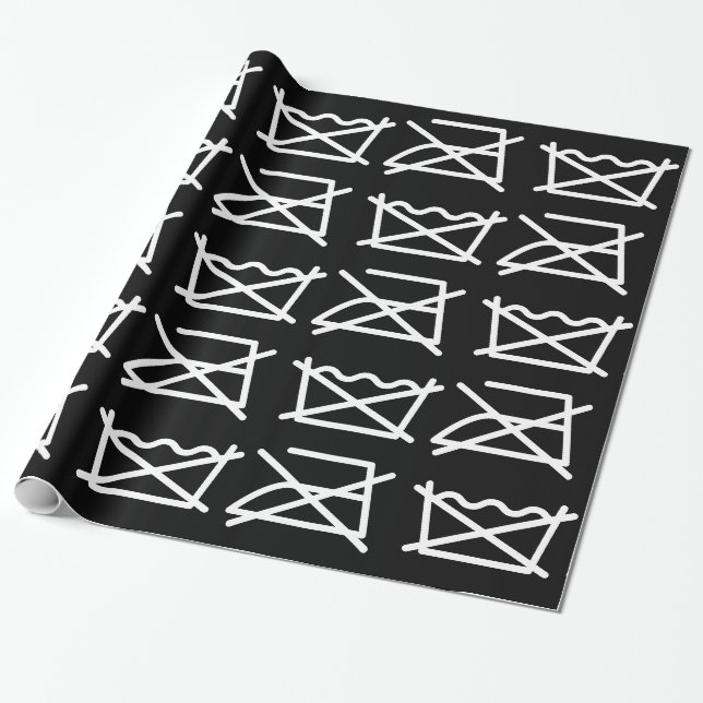 REGALO ¡NO LAVES! ¡NO HIERRO! PAPEL DE RAPAS (Desenrollado)