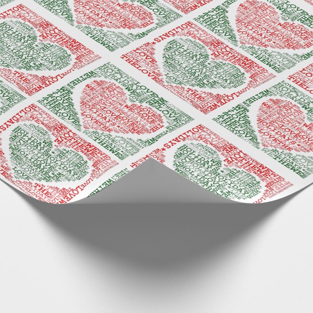 Regalo Nos Encanta El Papel De Acondicionamiento De Los N (Esquina)