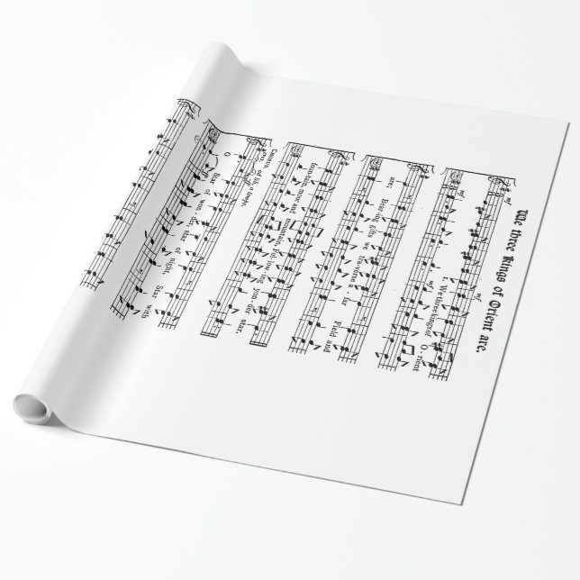 Regalo Nosotros papel de tres reyes embalaje (Desenrollado)