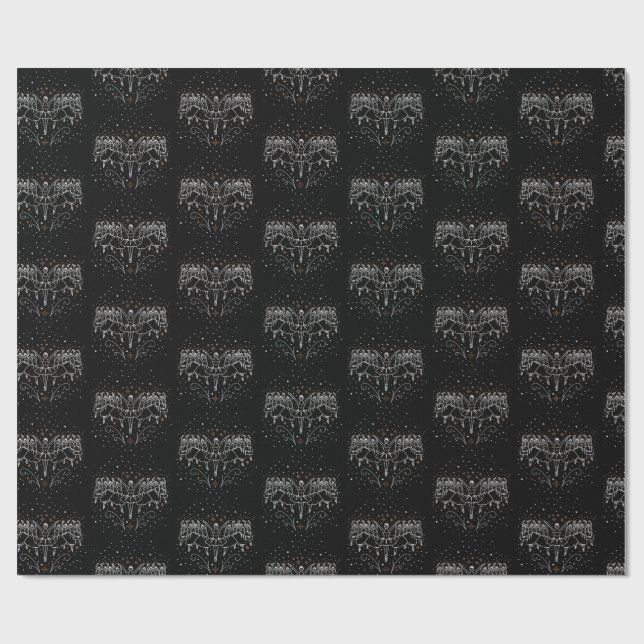 Regalo Noveno día de Navidades envolver papel (Superficie plana)