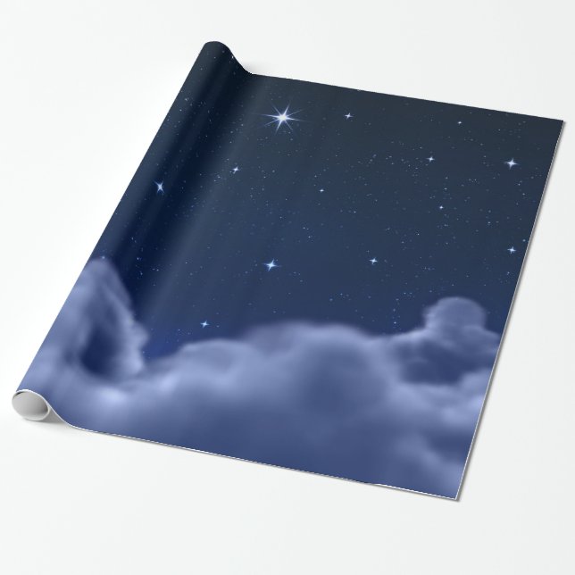 Regalo Nubes en papel de embalaje del espacio (Desenrollado)