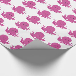 Regalo Octopus rosado | Papel de envolver