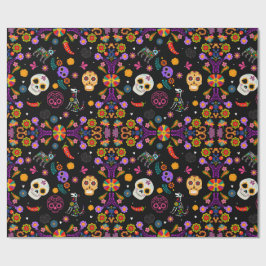 Regalo Ofrenda - Calavera Jardín Papel de relleno