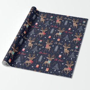 Regalo Oh Navidades De Deer Cute Envolver Papel