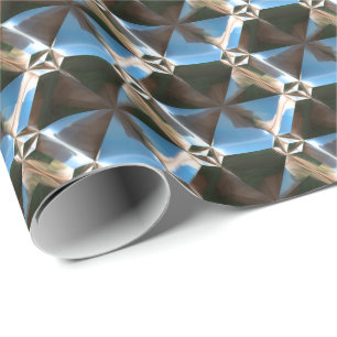 Regalo Opciones metalizado del papel de embalaje del