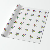Orden de papel de envolvimiento de estrellas orien