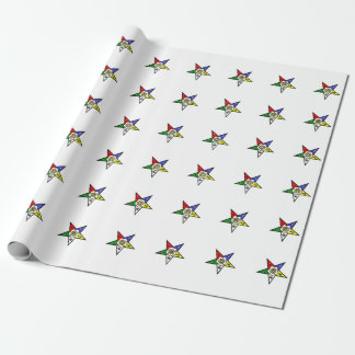 Regalo Orden de papel de envolvimiento de estrellas orien