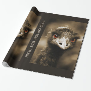 Regalo Ostriches Aspecto papel de envoltura personalizado