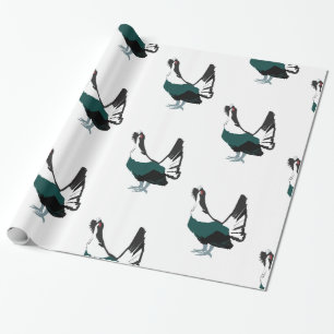 Regalo Pájaro de Capercaillie Arte Papel de envolvimiento