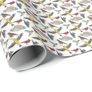 Regalo Pájaros! Papel de envolver