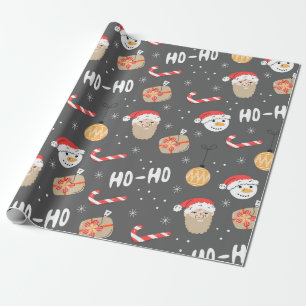 Regalo Papá Noel Regalos Navidad Presenta Papel De Envolt