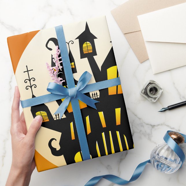 Regalo Papel Amarrado De Casa Y Luna (Subido por el creador)