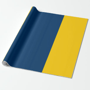 Regalo Papel Apalache de Oro y Acondicionamiento Azul