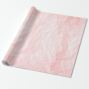 Regalo Papel arrugado de Navidad con rosa pastel