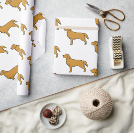 Regalo Papel Boda de Golden Retriever