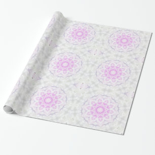 Regalo Papel cardíaco rosa y blanco de Lacy Kaleidoscope