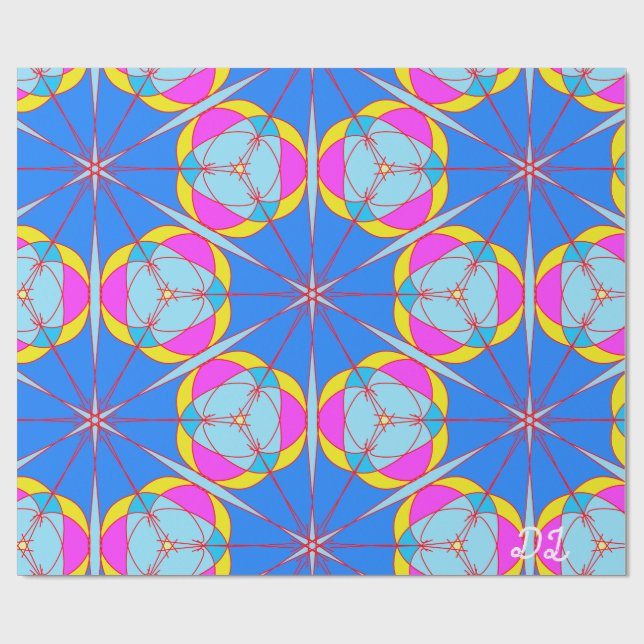 Regalo Papel de ajuste abstracto de patrón único (Superficie plana)