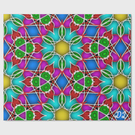 Regalo Papel de ajuste abstracto de patrón único