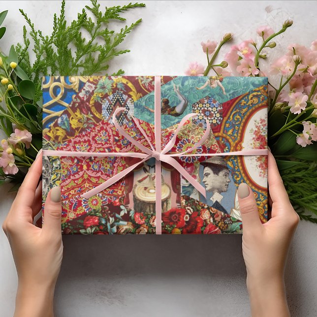 Regalo Papel de ajuste anticuario (Wrapped gift)