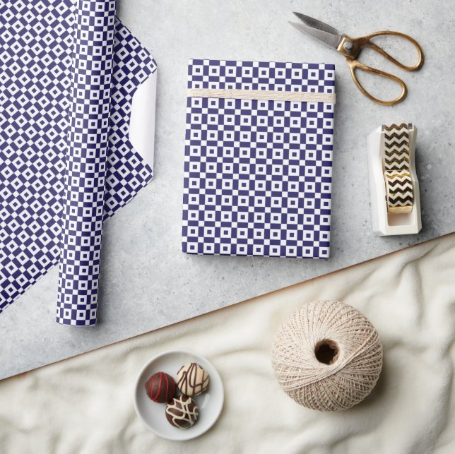 Regalo Papel de ajuste azul japonés (Artesanía)