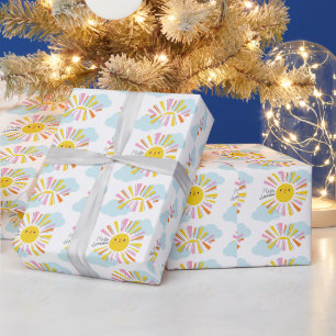 Regalo Papel de ajuste Baby Shower para el Chica del Sol 