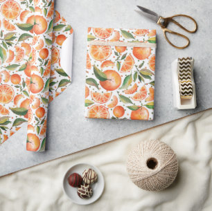 Regalo Papel de ajuste Baby Shower para naranjas