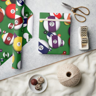 Regalo Papel de ajuste - Billiards