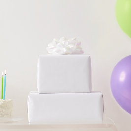 Regalo Papel de ajuste blanco