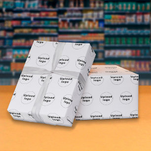 Regalo Papel de ajuste blanco para el logotipo comercial