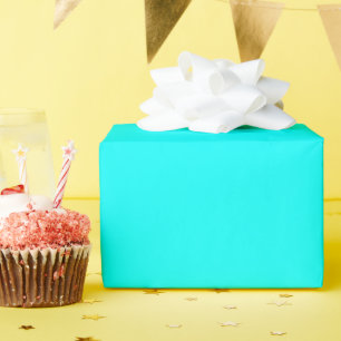 Regalo Papel de ajuste brillante Aqua