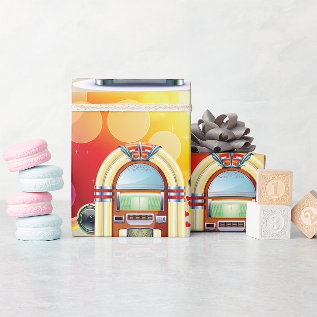 Regalo Papel de ajuste brillante de la caja de juke (Subido por el creador)