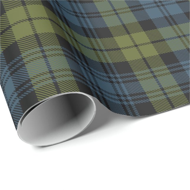 Regalo Papel de ajuste Campbell Tartan (Esquina del rollo)