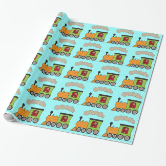 Regalo Papel de ajuste Choo Choo del tren de vapor fotogr